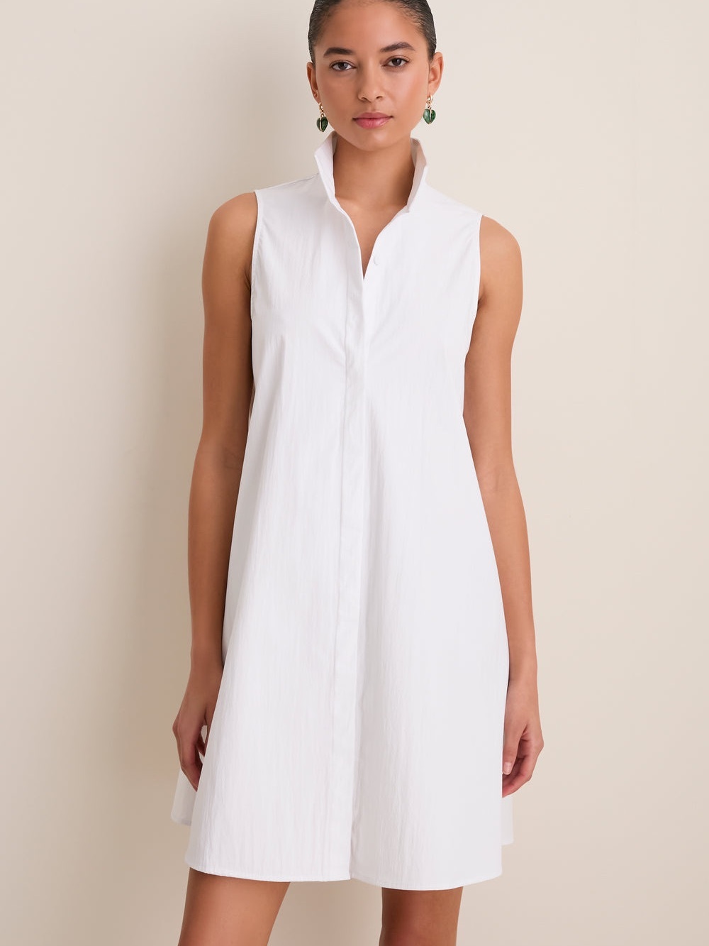 Tuckernuck White Sleeveless Charlie Dress Size XS Coastal Minimalist